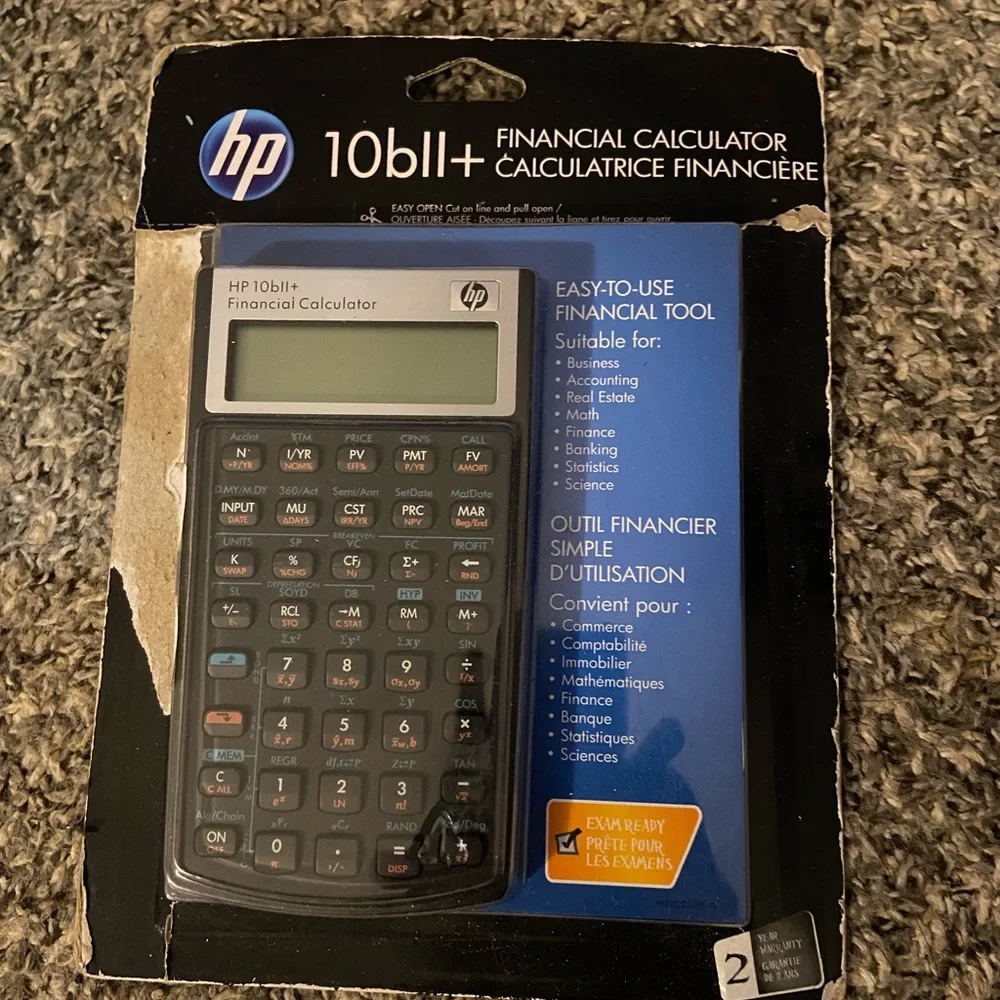 HP 10bII+ Financial Calculator